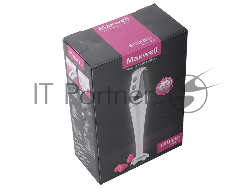 Блендер погружной Maxwell MW-1151-01 белый 250W