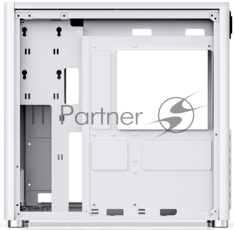 Корпус JONSBO D40 White без БП, боковая панель из закаленного стекла, mini-ITX, micro-ATX, ATX, белый