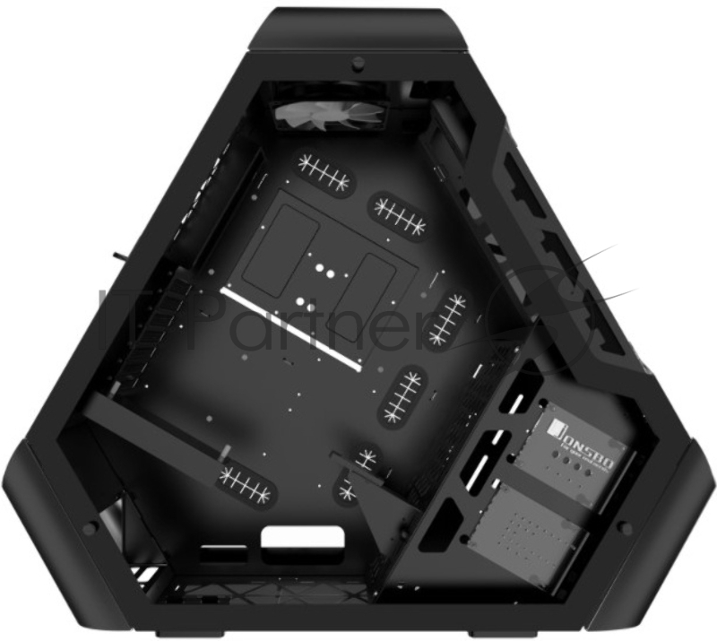 Корпус JONSBO TR03-A Black без БП, боковая панель из закаленного стекла, mini-ITX, micro-ATX, ATX, черный