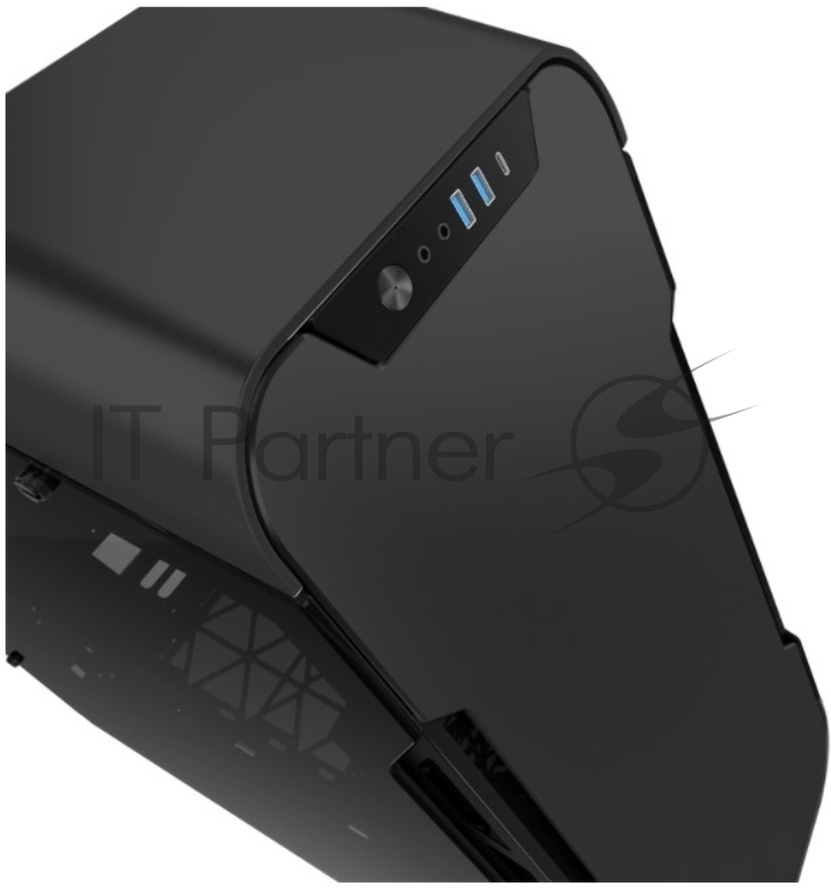 Корпус JONSBO TR03-A Black без БП, боковая панель из закаленного стекла, mini-ITX, micro-ATX, ATX, черный