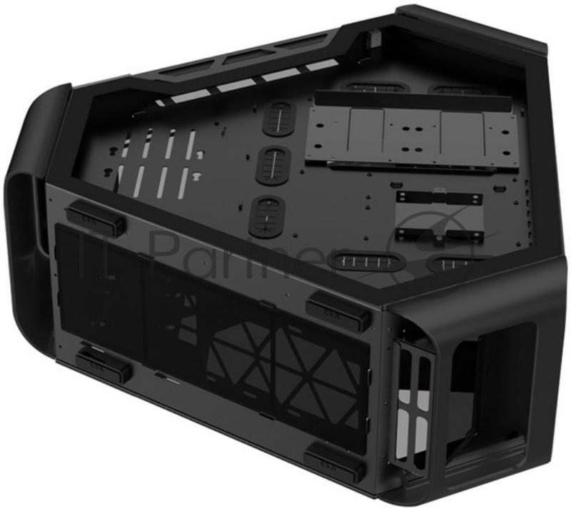 Корпус JONSBO TR03-G Black без БП, боковая панель из закаленного стекла, mini-ITX, micro-ATX, ATX, черный