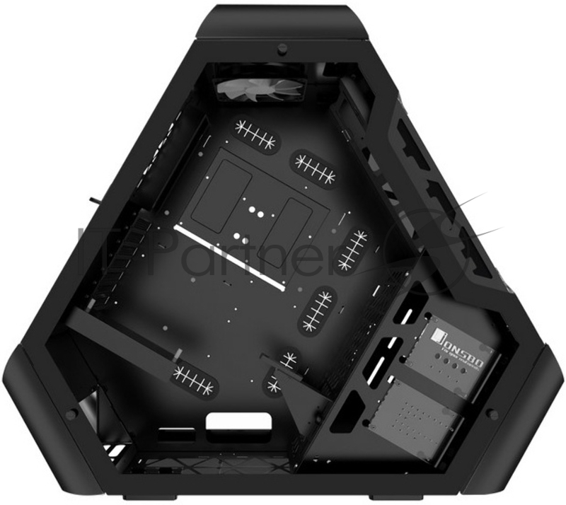 Корпус JONSBO TR03-G Black без БП, боковая панель из закаленного стекла, mini-ITX, micro-ATX, ATX, черный