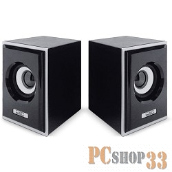 Колонки CBR CMS 408 Black-Silver, 3.0 W*2, USB