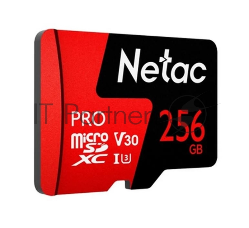 Карта MicroSD card Netac P500 Extreme Pro 256GB, retail version w/SD adapter
