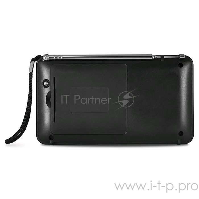 Колонки SVEN PS-60, черный (3 Вт, FM-тюнер, USB, microSD, LED-дисплей, фонарь, 3xAA, 600мА*ч)