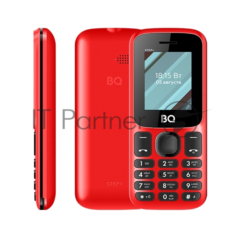 Мобильный телефон BQ 1848 Step+ Red+Black SC6531E, 1, 208MHZ, ThreadX, 32 Mb, 32 Mb, 2G GSM 850/900/1800/1900, Bluetooth V2.1+EDR Экран: 1.77 , 5:4, 128*160, TN Основная камера: , Фронтальная камера: , Кол-во СИМ: 2, Mini, Mini, карта памяти MicroSD