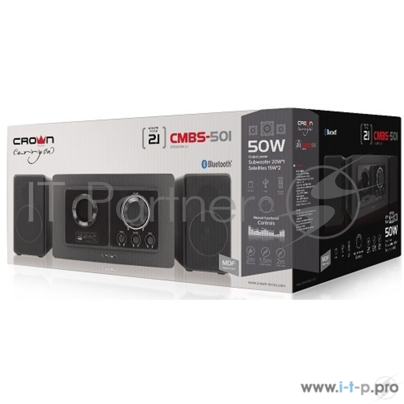 Колонки Акустическая система 2.1 CROWN CMBS-501