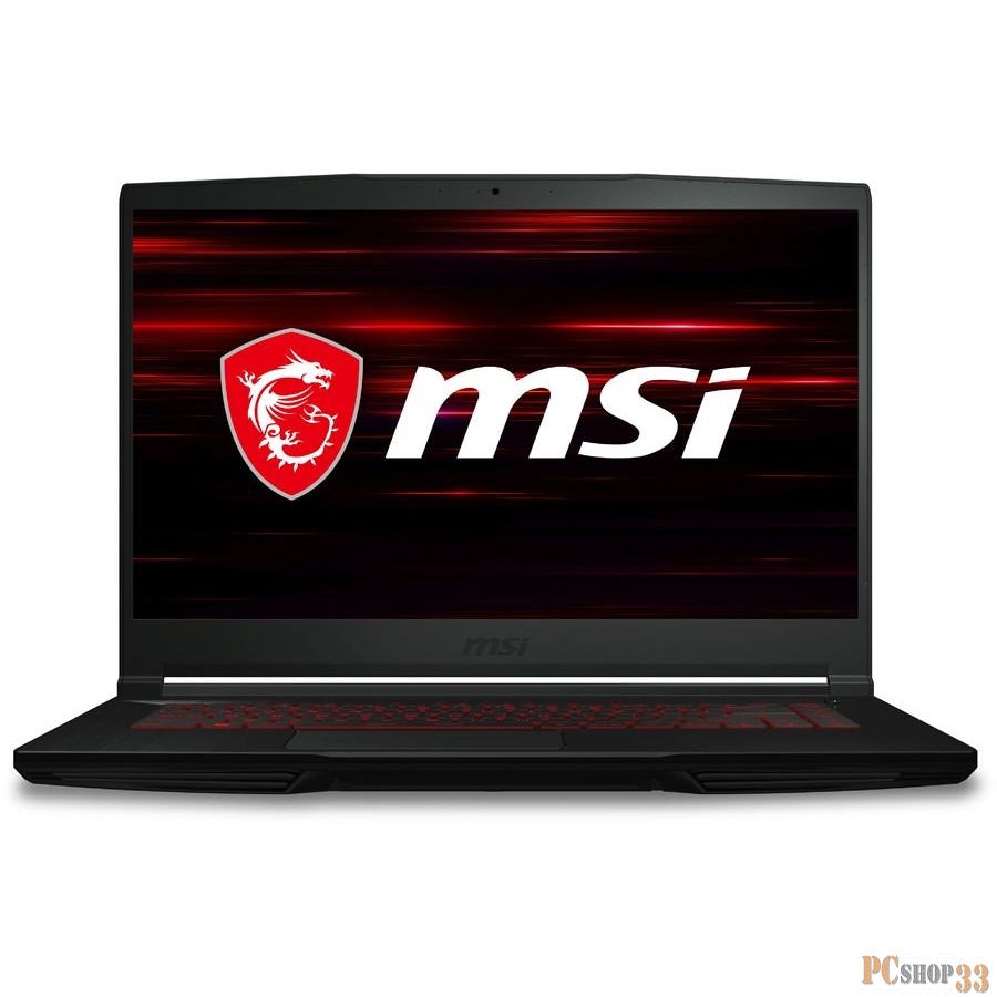 Ноутбук MSI GF63 Thin 10SC-634XRU 15.6 FHD, Intel Core i7-10750H, 16Gb, 512Gb SSD, no ODD, NVidia GTX1650 4Gb, DOS, чер