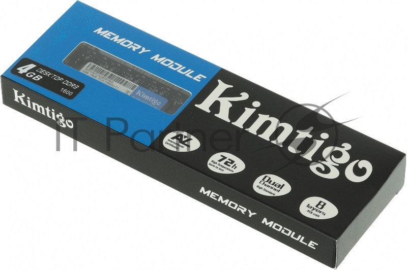 Память DDR3 4Gb 1600MHz Kimtigo KMTU4G8581600 RTL PC4-21300 CL11 DIMM 260-pin 1.35В single rank