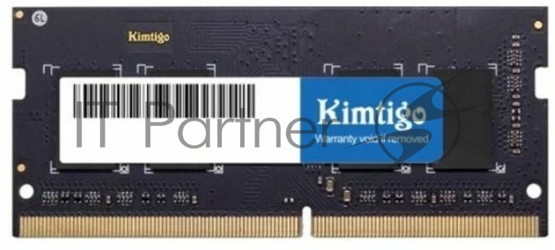 Память DDR4 4Gb 2666MHz Kimtigo KMKS4G8582666 RTL PC4-21300 CL19 SO-DIMM 260-pin 1.2В single rank