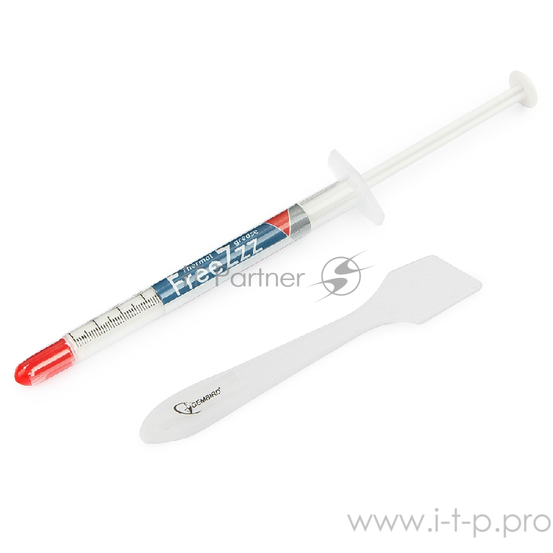 Термопаста Термо паста Gembird FreeZzz GF-01-1.5 для радиаторов, 1,5гр, шприц