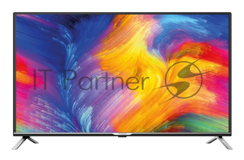 Телевизор LED Hyundai 40 H-LED40BT3001 черный/серебристый FULL HD 60Hz DVB-T2 DVB-C DVB-S2 USB