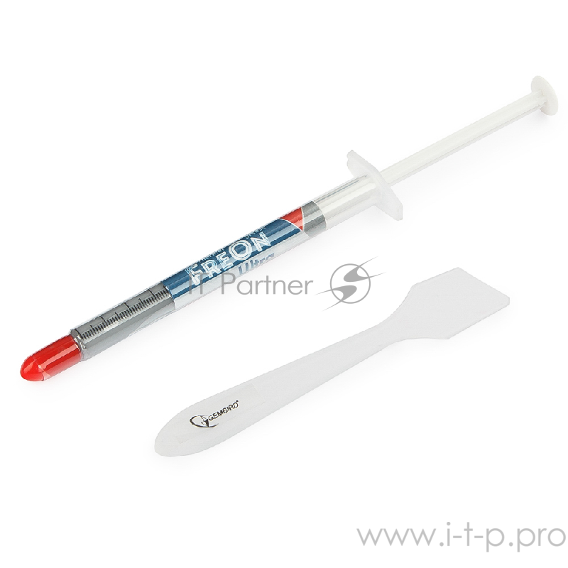 Термопаста Термо паста Gembird FreOn ULTRA GF-21-1.5 для радиаторов, 1,5гр, шприц