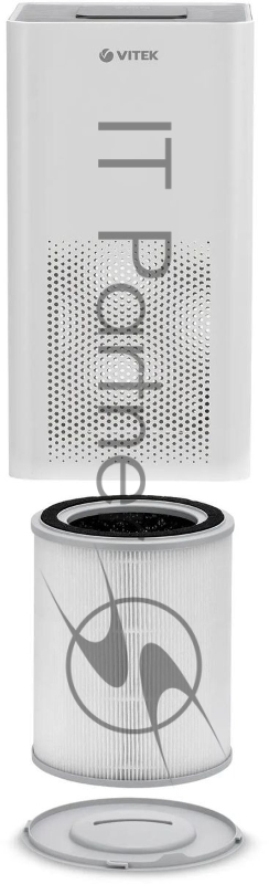 Очиститель воздуха Vitek VT-8558 (MC) белый/серый1.