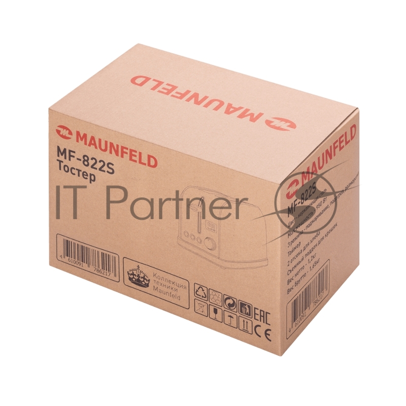 Тостер MAUNFELD MF-822S