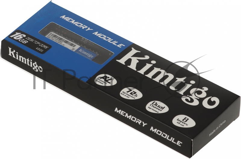 Память DDR5 16Gb 4800MHz Kimtigo KMLUAG8784800 RTL PC4-21300 CL19 DIMM 260-pin 1.2В single rank