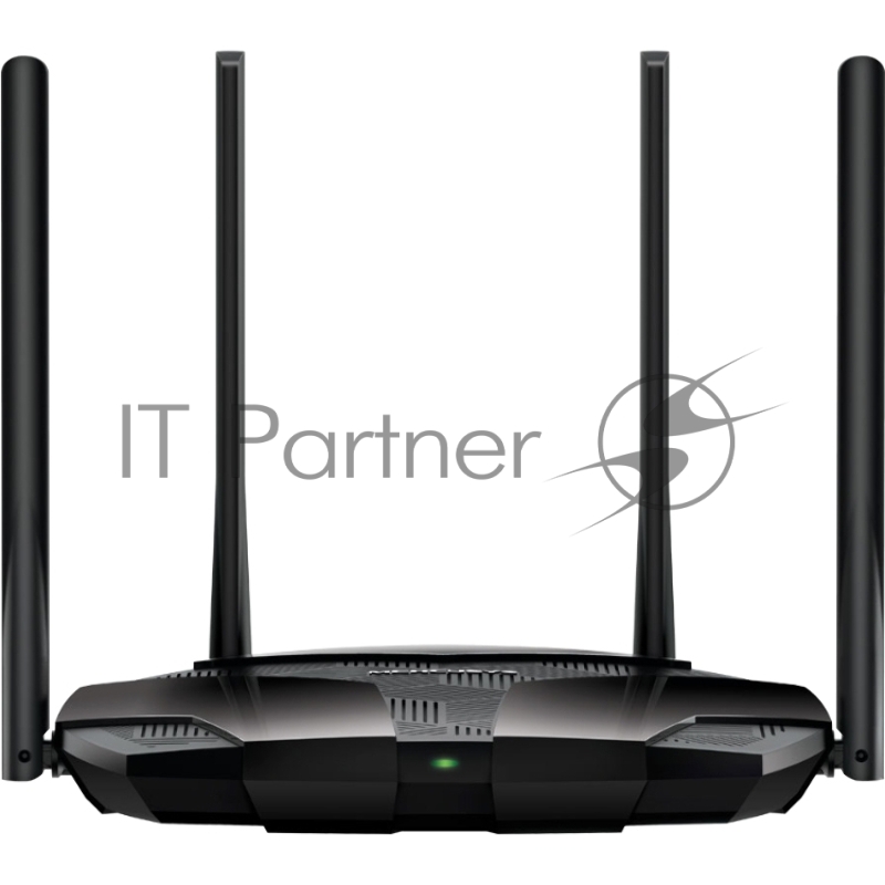 MERCUSYS AX3000 Двухдиапазонный Wi-Fi 6 роутер, до 574 Мбит/с на 2,4 ГГц + до 2402 Мбит/с на 5 ГГц, 4 фиксированные внешние антенны, 3 гигабитных порта LAN, 1 гигабитный порт WAN