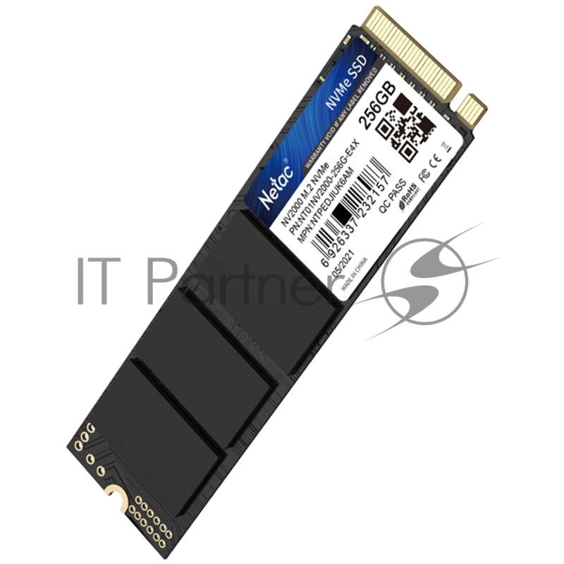 Накопитель SSD Netac M.2 2280 NV2000 NVMe PCIe 256GB NT01NV2000-256-E4X