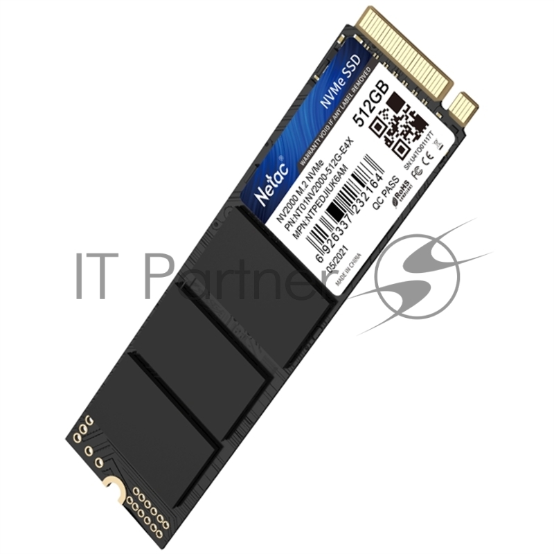 Накопитель SSD Netac M.2 2280 NV2000 NVMe PCIe 512GB NT01NV2000-512-E4X