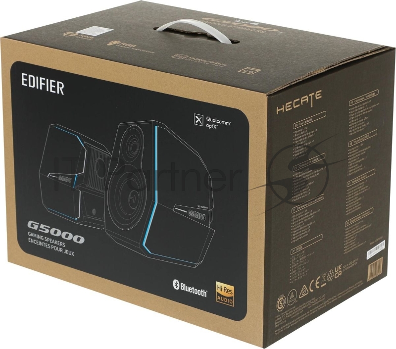 Колонки Edifier G5000 2.0 черный 88Вт