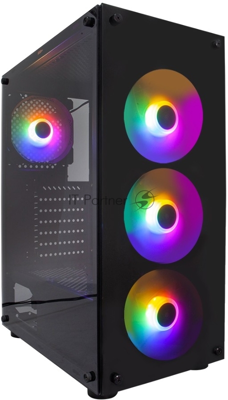 1STPLAYER FIRE DANCING V3-B / ATX, TG / 4x120mm LED fans inc. / V3-B-4F1