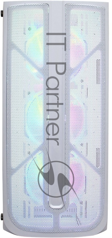 Корпус 1STPLAYER FIREBASE X4 White / ATX, TG / 4x120mm LED fans inc. / X4-WH-4F1-W