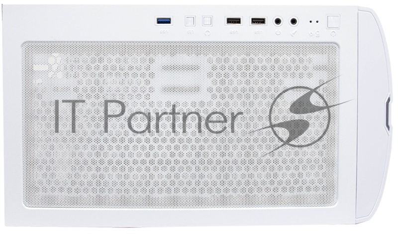 Корпус 1STPLAYER FIREBASE X4 White / ATX, TG / 4x120mm LED fans inc. / X4-WH-4F1-W