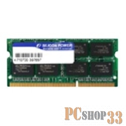 Память SO-DIMM DDR3 SILICON POWER 4Gb 1600MHz SP004GBSTU160N02 RTL PC3-12800 CL11 204-pin 1.5В