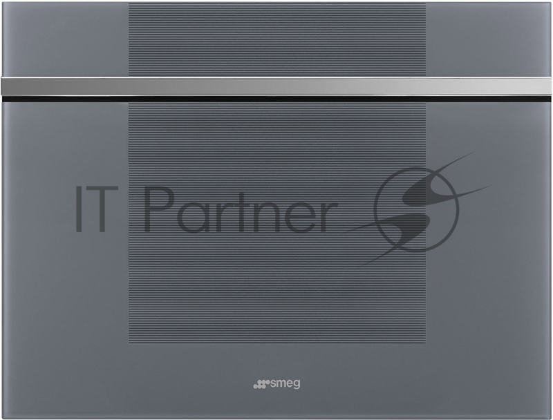 Винные шкафы SMEG/ Linea, Холодильный шкаф для вина встраиваемый, 60 см, высота 45 см, петли справа, серебристое стекло