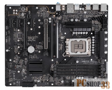 Материнская плата ASRock H670 PG Riptide, Socket 1700, Intel®H670, 4xDDR4-3200, HDMI+DP, 2xPCI-Ex16, 3xPCI-Ex1, 4xSATA3 (RAID 0/1/5/10), 3xM.2, 8 Ch Audio, GLan, (2+2)xUSB2.0, (5+4)xUSB3.2, (1+1)xUSB3.2 Type-C™, 1xPS2, ATX, RTL {}