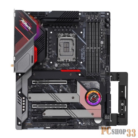 Материнская плата MSI Z690 PG Velocita, Socket 1700, Intel®Z690, 4xDDR5-4400, HDMI+DP, 3xPCI-Ex16, 1xPCI-Ex1, 6xSATA3 (RAID 0/1/5/10), 4xM.2, 8 Ch Audio, 1xGLan, 1x2.5GLan, WiFi, (2+2)xUSB2.0, (7+4)xUSB3.2, (1+1)xUSB3.2 Type-C™, 1xPS2, ATX, RTL {}