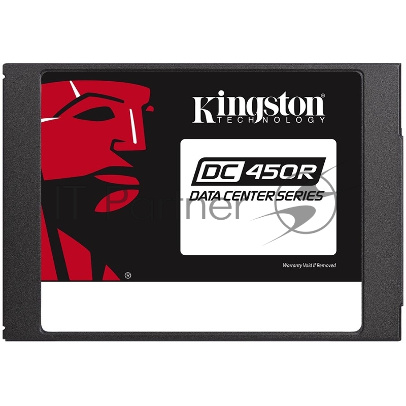 Накопитель SSD 2.5 Kingston 480Gb DC450R Series <SEDC450R/480G> (SATA3, up to 560/510Mbs, 99000 IOPS, 3D TLC, 285TBW, 7mm)