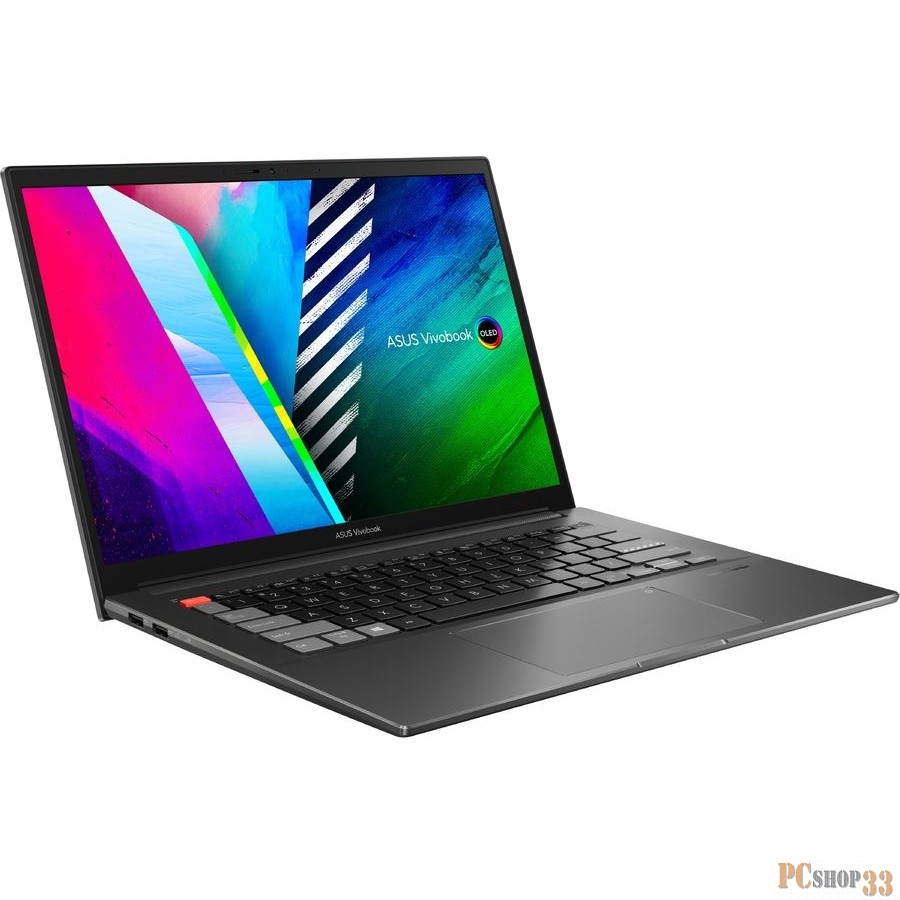 Ноутбук Asus Vivobook Pro 14 OLED N7400PC-KM152 Core i7 11370H 16Gb SSD1Tb NVIDIA GeForce RTX 3050 4Gb 14 OLED 2.8K (2880x1800) noOS grey WiFi BT Cam