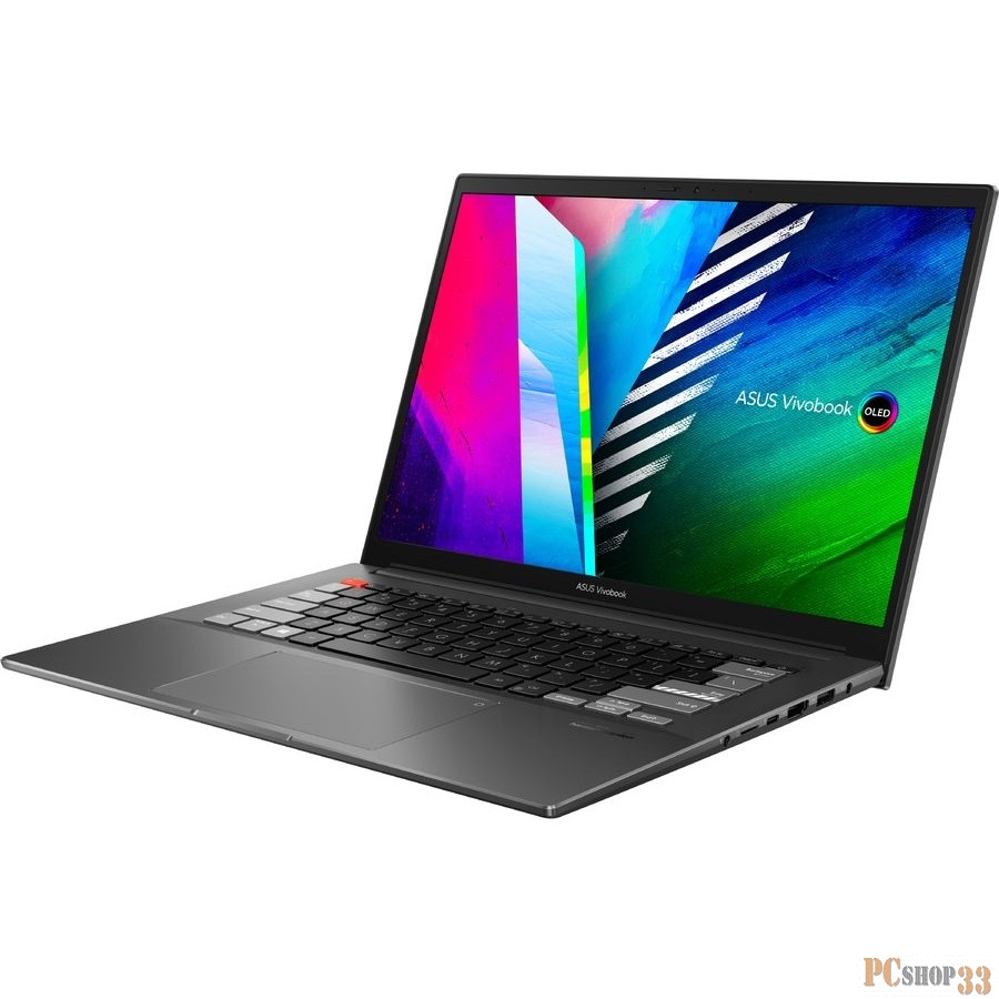 Ноутбук Asus Vivobook Pro 14 OLED N7400PC-KM152 Core i7 11370H 16Gb SSD1Tb NVIDIA GeForce RTX 3050 4Gb 14 OLED 2.8K (2880x1800) noOS grey WiFi BT Cam