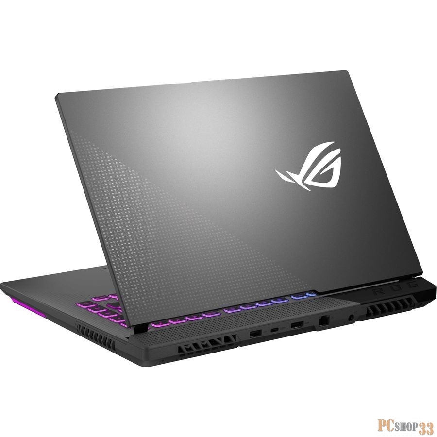 Ноутбук Asus ROG Strix G17 G713RM-KH099 Ryzen 7 6800H 16Gb SSD1Tb NVIDIA GeForce RTX 3060 6Gb 17.3 FHD (1920x1080) noOS grey WiFi BT Cam