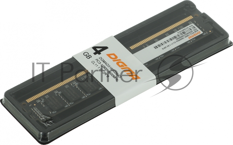 Память DDR3 4Gb 1600MHz Digma DGMAD31600004D RTL PC3-12800 CL11 DIMM 240-pin 1.5В dual rank