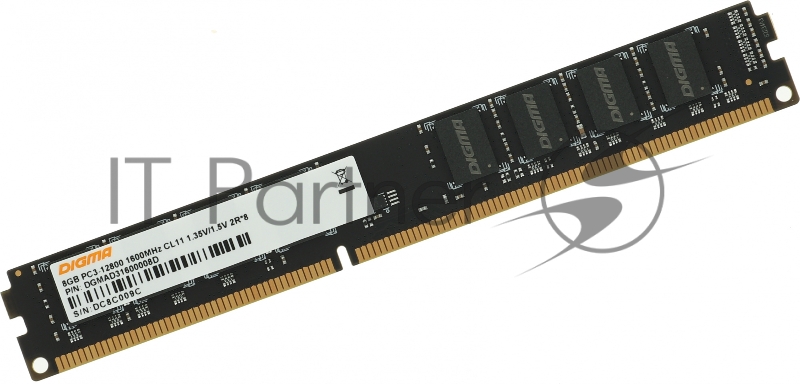 Память DDR3 8Gb 1600MHz Digma DGMAD31600008D RTL PC3-12800 CL11 DIMM 240-pin 1.5В dual rank