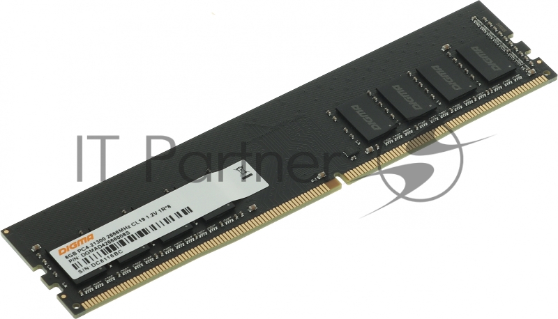 Память DDR4 8Gb 2666MHz Digma DGMAD42666008S RTL PC4-21300 CL19 DIMM 288-pin 1.2В single rank