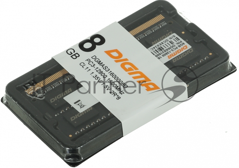 Память DDR3 8Gb 1600MHz Digma DGMAS31600008D RTL PC3-12800 CL11 SO-DIMM 204-pin 1.5В dual rank