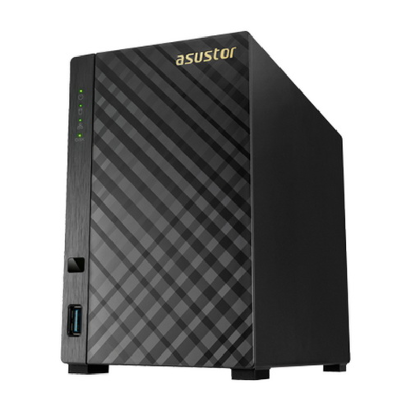 Дисковый массив Asustor AS1002T Сетевое хранилище 2-bay, Marvell ARMADA-385 Dual Core, 512MB DDR3, GbE x1, USB 3.0, WoL, System Sleep Mode
