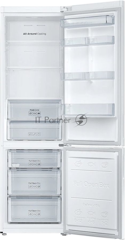 Холодильник Samsung RB37A5200WW/WT белый (двухкамерный)