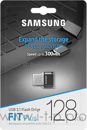 носитель информации USB 3.1 Samsung 128GB Flash Drive FIT Plus MUF-128AB/APC