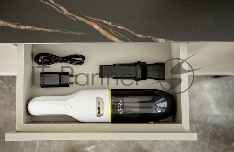 Пылесос ручной Karcher CVH 2S черный/белый