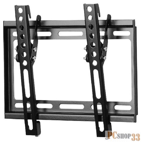 Кронштейн TRESS WM-2022T черный 23-42 от 0 до -8 градусов. Вылет от стены 20,5 мм. Крепление стандарта VESA 75х75, 75х100, 100х100, 200х100, 200х200 мм