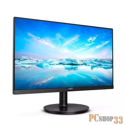МОНИТОР 23.8 PHILIPS 242V8A/00 Black (IPS, 1920x1080, 4 ms, 178°/178°, 250 cd/m, Mega DCR, +HDMI, +DisplayPort, +MM)