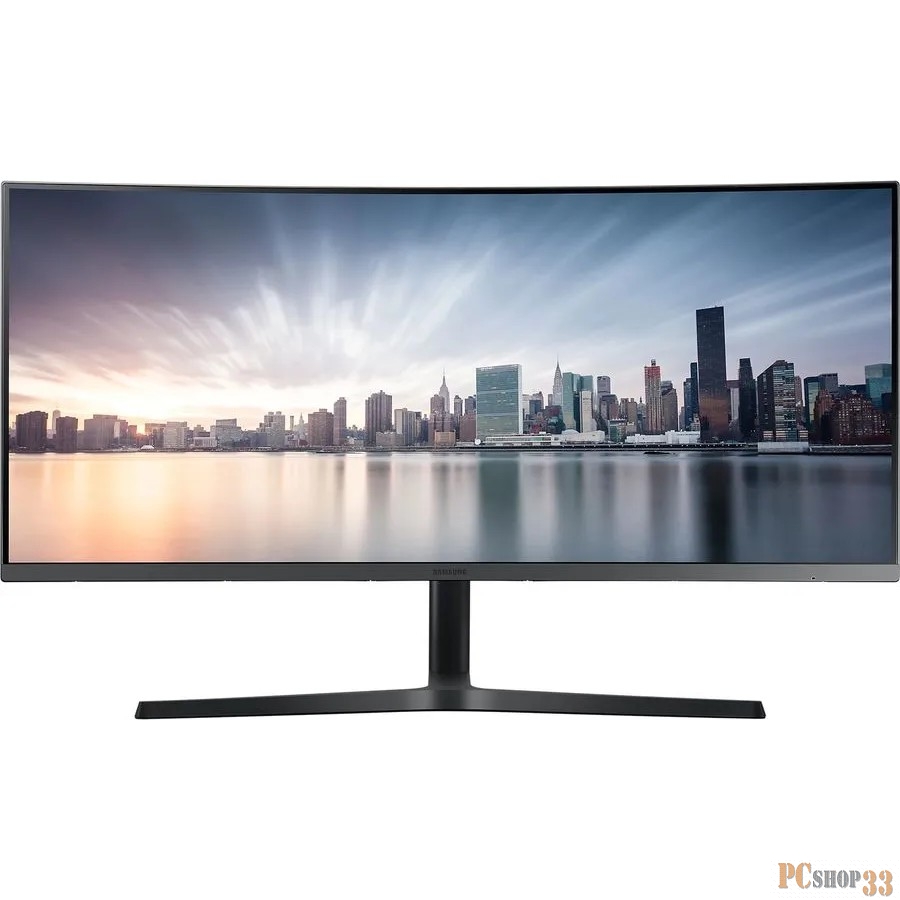 Монитор Samsung 34 Curved C34H890WGR серебристый VA LED 21:9 HDMI матовая HAS Pivot 300cd 178гр/178гр 3440x1440 DisplayPort Ultra HD 2K (1440p) USB 7.9кг