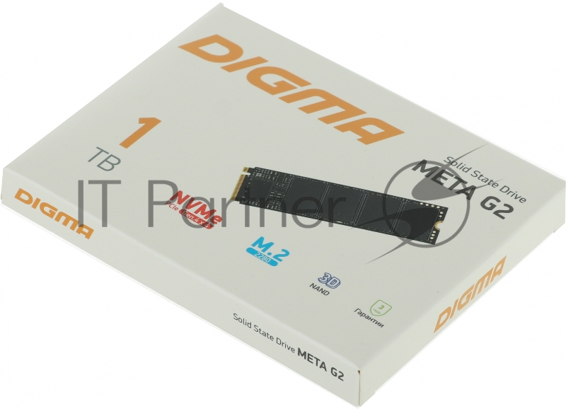 Накопитель SSD Digma PCI-E 4.0 x4 1Tb DGSM4001TG23T Meta G2 M.2 2280