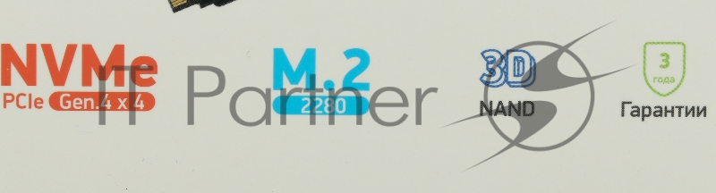 Накопитель SSD Digma PCI-E 4.0 x4 512Gb DGST4512GG33T Top G3 M.2 2280