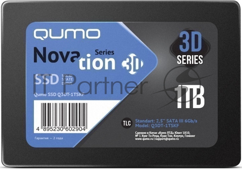 Накопитель SSD QUMO SSD 1TB QM Novation Q3DT-1TSCY {SATA3.0}