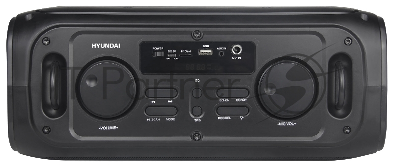 Колонка порт. Hyundai H-PS1030 черный/черный 40W 2.0 BT 10м 3600mAh